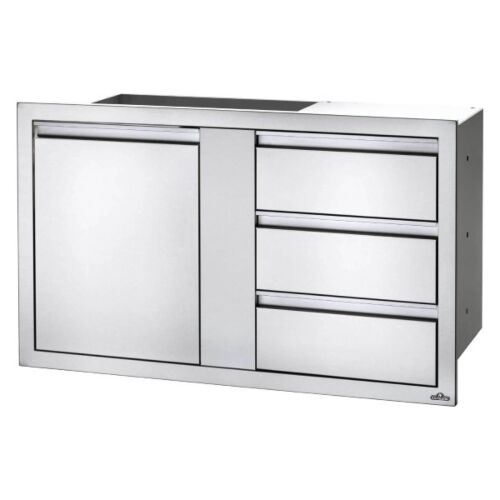 Napoleon Grills 42 x 24 inch Large Single Door & Triple Drawer