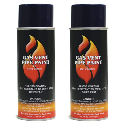 Forrest 64 - E  Series  Gas  Vent  Pipe  Paint Creme (Pack of 2)