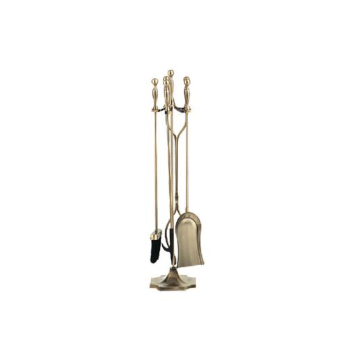 Dagan Fireset 5Pc. - Antique Brass