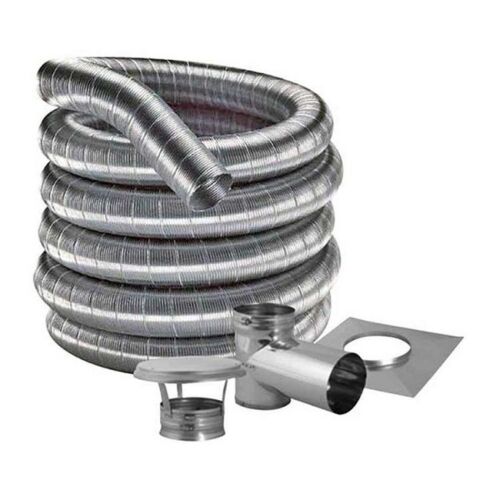 Duravent 5DF304-15KT DuraFlex 5" DF304-15KT (Kit with Tee w/ Cap)
