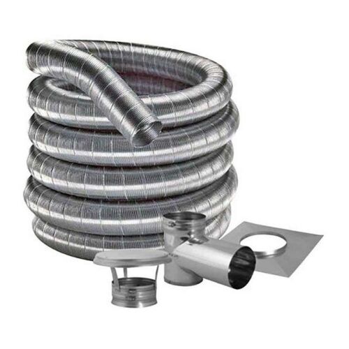 Duravent 4DF304-2OKT DuraFlex 4" DF304-20KT (Kit with Tee w/ Cap)