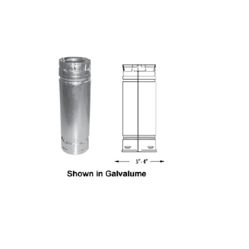 Duravent 4PVL-06 PelletVent 6" Straight Length Pipe