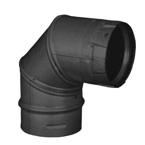 Duravent 4PVL-E90B PelletVent 90 degree  Elbow - Black