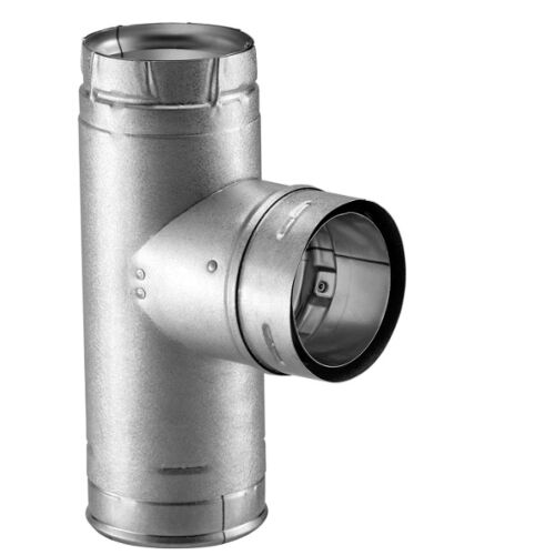 Duravent 4PVL-TR PelletVent Single Tee w/Clean-out Tee Cap