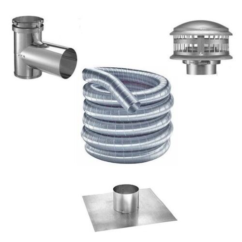 Duravent 5DF304-20KT DuraFlex 5" DF304-20KT (Kit with Tee w/ Cap)