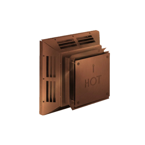 Duravent 58DVA-HC-C Square Horizontal Termination Cap (Copper)