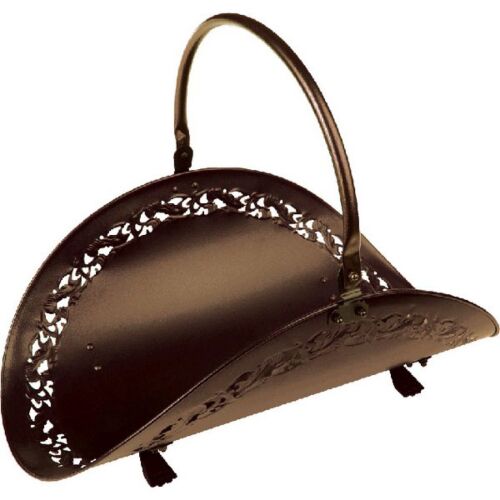 Dagan Wood Basket - Bronze
