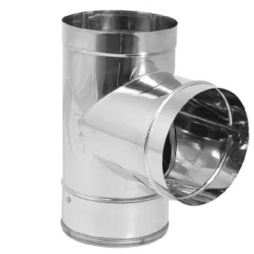 Duravent 6DBK-TSS Tee w/Clean-Out Cap Stainless Steel