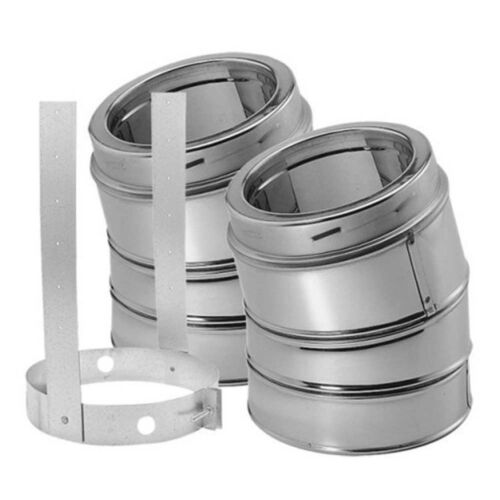 Duravent 6DP-E15KSS 15 degree Elbow Kit - SS
