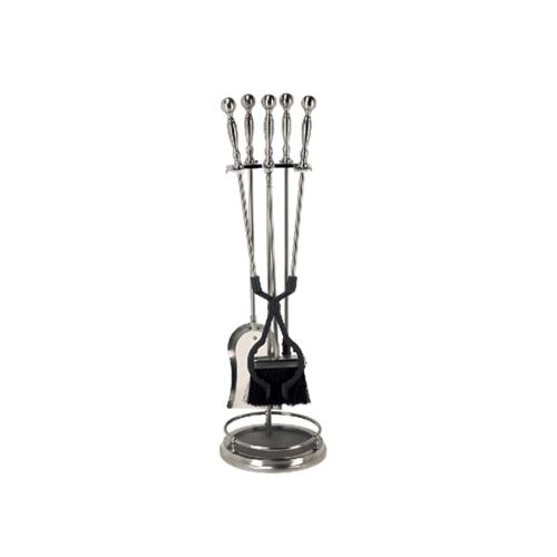 Dagan Fireset 5Pc - Pewter