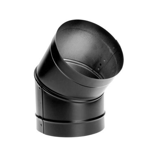 Duravent 7DBK-E45 45 degree Elbow - Black