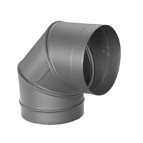 Duravent 7DBK-E90 90 degree Elbow - Black