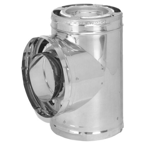 Duravent 7DP-TSS Tee w/Cap - SS