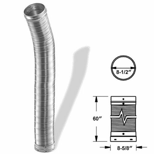 Duravent 8DLR-60HF DuraLiner 60" Round-to-Round Heavy-Duty Flex Pipe