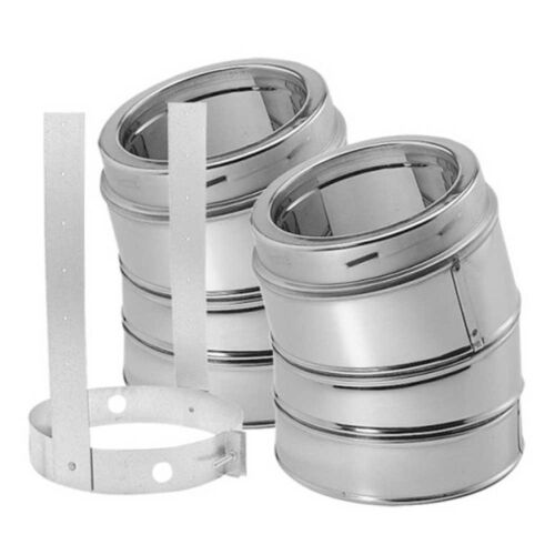 Duravent 8DP-E15KSS 15 degree Elbow Kit - SS