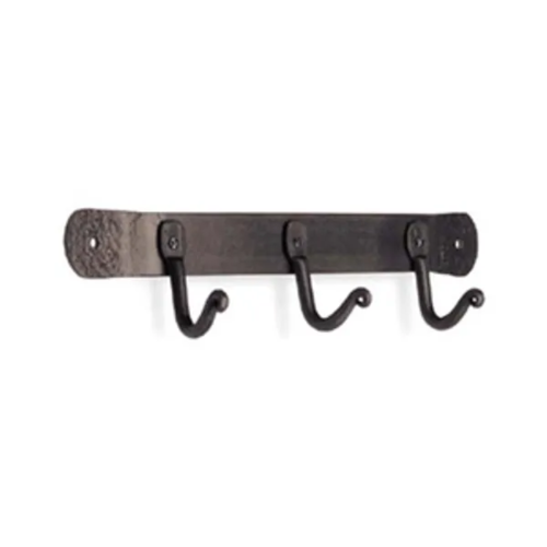 Pilgrim Black Iron Fireplace Tool Hooks Three Hooks main