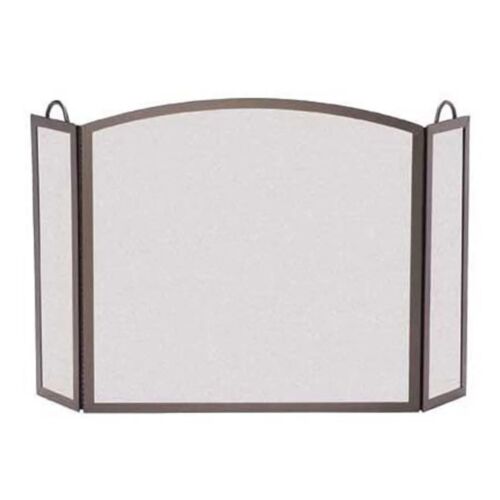 Pilgrim Full Arched Three Panel Fireplace Screen - 46" x 29"
