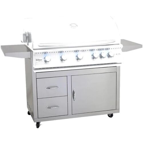 Summerset Deluxe 40" Cart with Door and Drawer Combo - Cart Only