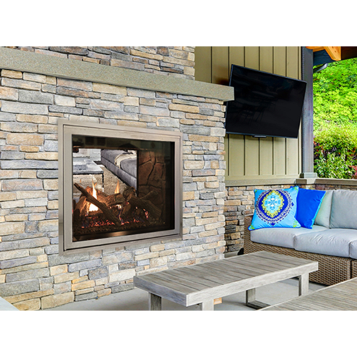 Empire Firebox - 48" Frame, Stainless Steel, for Exterior Installation