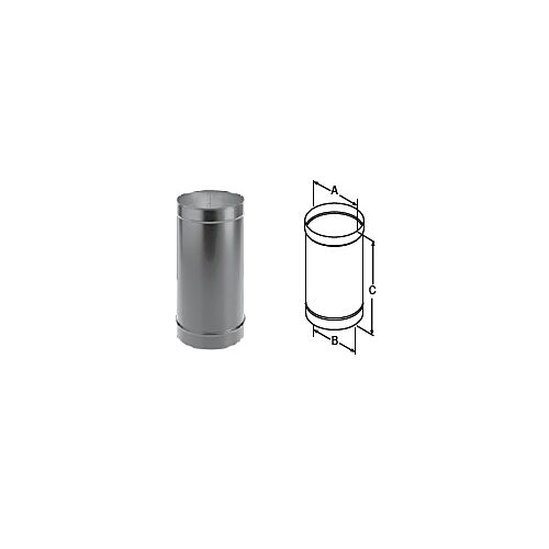 DuraBlack 12" Single-Wall Pipe-BLK