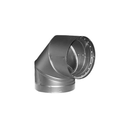 DVL Double Wall 90 degree Elbow-BLK