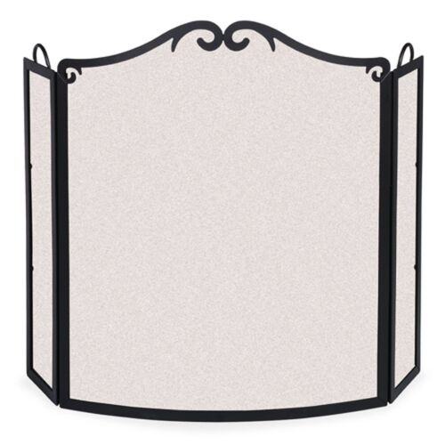 Extra Wide Arch Bowed Folding Fireplace Screen main