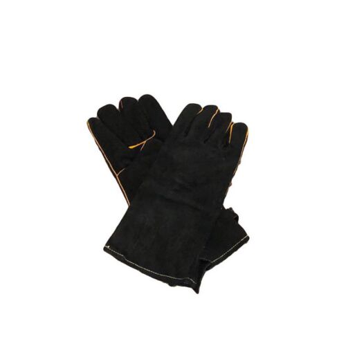 Dagan Gloves 16" - Black Suede