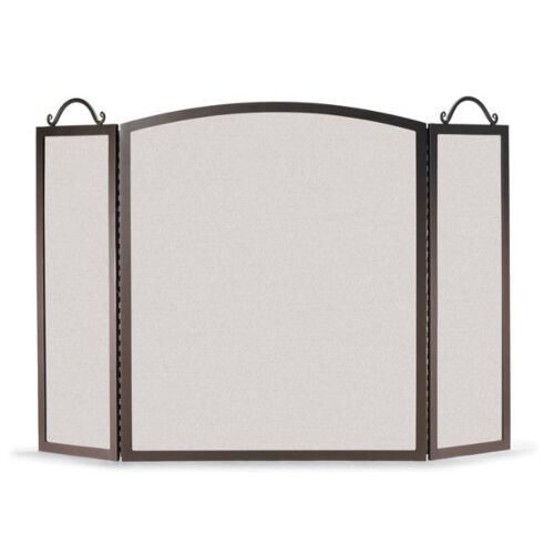 Napa Forge Traditional Arch 3 Fold Fireplace Screen main