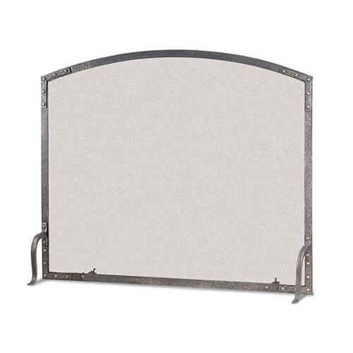 Old World Single Panel Arch Fireplace Screen main