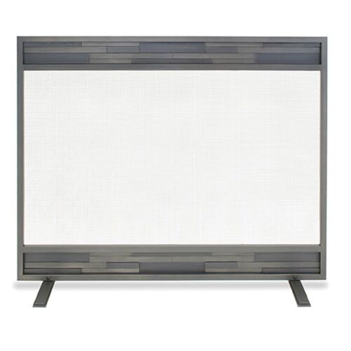 Pilgrim Single Panel Lanier Screen Natural Iron main
