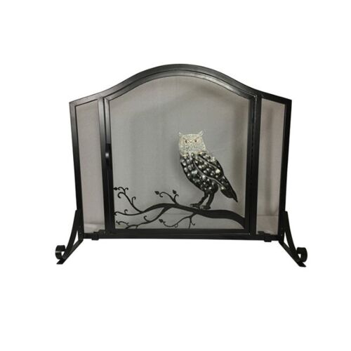 Dagan Panel Screen-Black/Owl