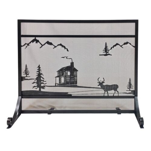 Dagan Panel Screen -Black Cabin