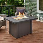 The Outdoor GreatRoom Company Havenwood with Pebble grey Everblend top and Graphite Grey base - 12" x 24" Manual Ignition