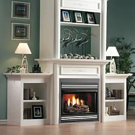 Kingsman ZVF33 Ventless Zero Clearance Gas Fireplace - 33