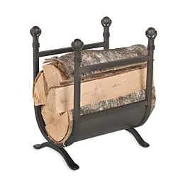 Pilgrim Ball and Claw Indoor Firewood Rack - Burnished Black