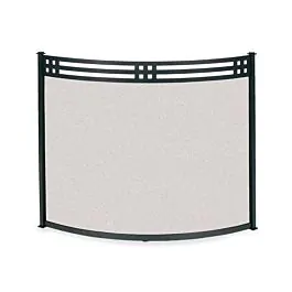 Pilgrim Portfolio Fireplace Screen - Matte Black 44