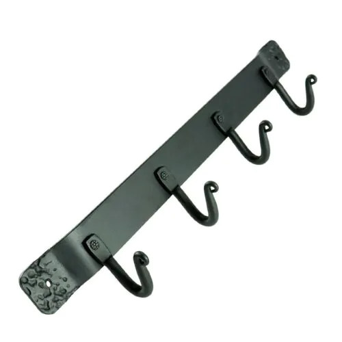 Pilgrim Black Iron Fireplace Tool Hooks Four Hooks main