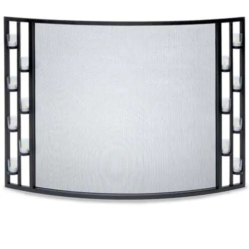 Pilgrim Tea Light Bowed Fireplace Screen - 44" x 31"