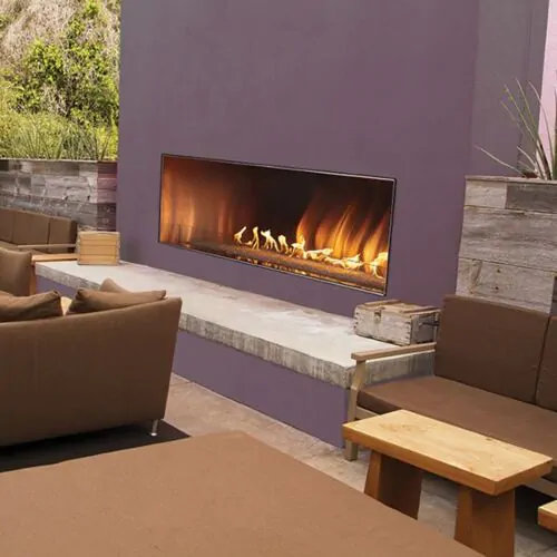 Carol Rose Outdoor Linear Gas Fireplace 48"