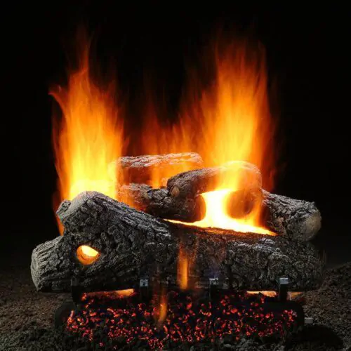 Hargrove Classic Oak See Through Vented Gas Log Set