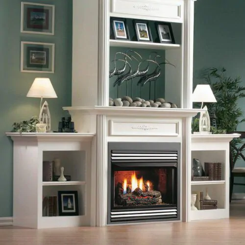Kingsman ZVF33 Ventless Zero Clearance Gas Fireplace - 33"