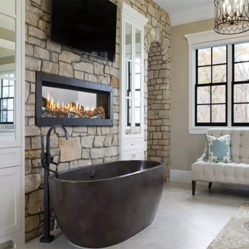 Heat & Glo Mezzo 36" See-Through Multi-Sided Direct Vent Fireplace