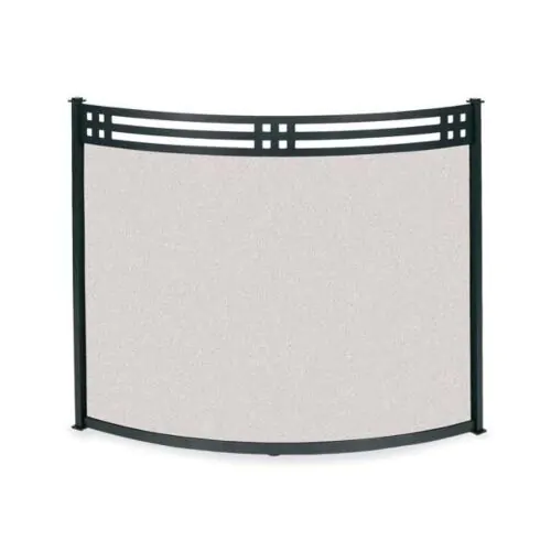 Pilgrim Portfolio Fireplace Screen Matte Black 44Wx31H main