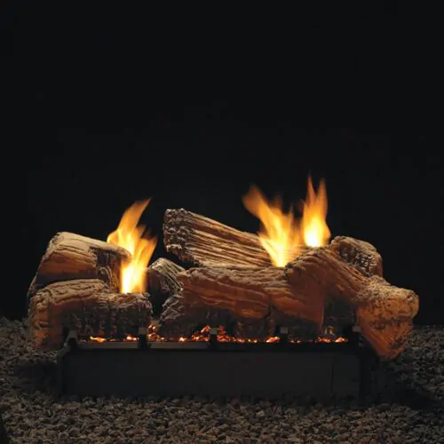 Stone River See Through Ventless Gas Log Set