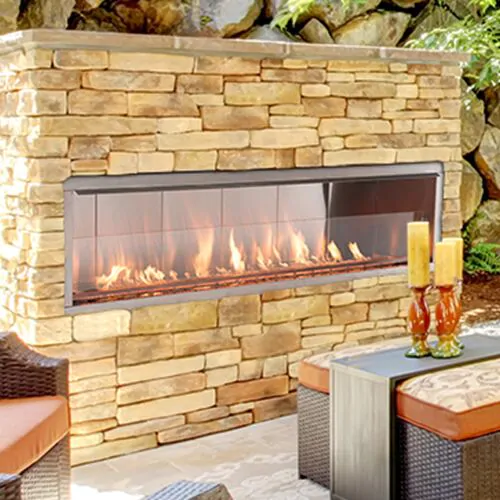 Superior VRE4600 Linear Outdoor Gas Fireplace 48"