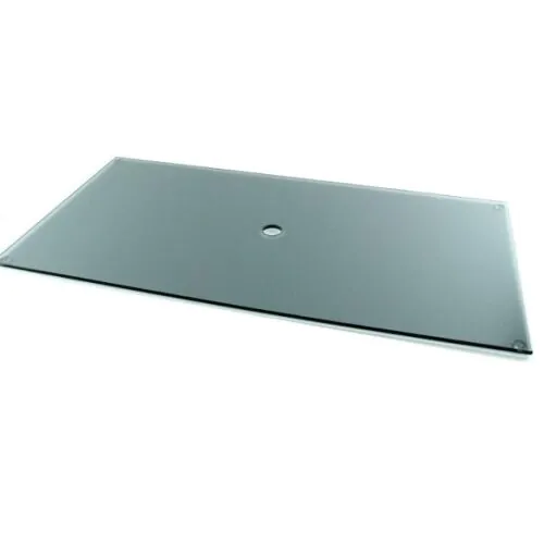 12" x 24" Linear Grey Glass Burner Cover
