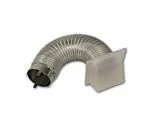 Outside Air Kit Collar, Hood & 3 Flex for Floor Venting