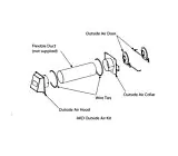 Outside Combustion Air Kit with Access Door