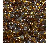 Amber Tempered Fire Glass Gems