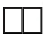 Black Mission Rectangle